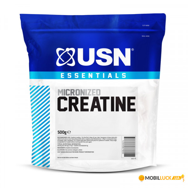  USN Essentials Micronized Creatine 500 g unflavored