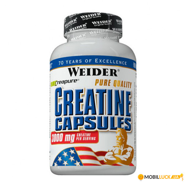  Weider Pure Creatine Capsules 200  