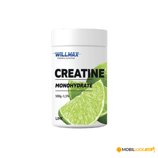  Willmax Creatine Monohydrate 500 g lime