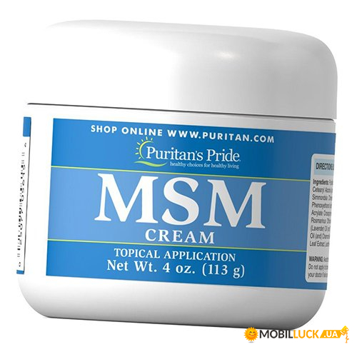    Puritans Pride MSM Cream 113 (43367004)