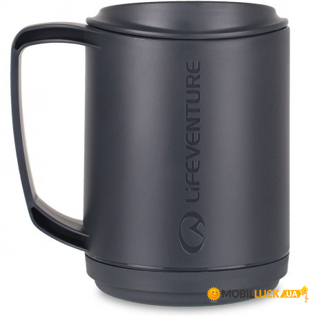  Lifeventure Insulated Ellipse Mug Graphite (1012-74041)