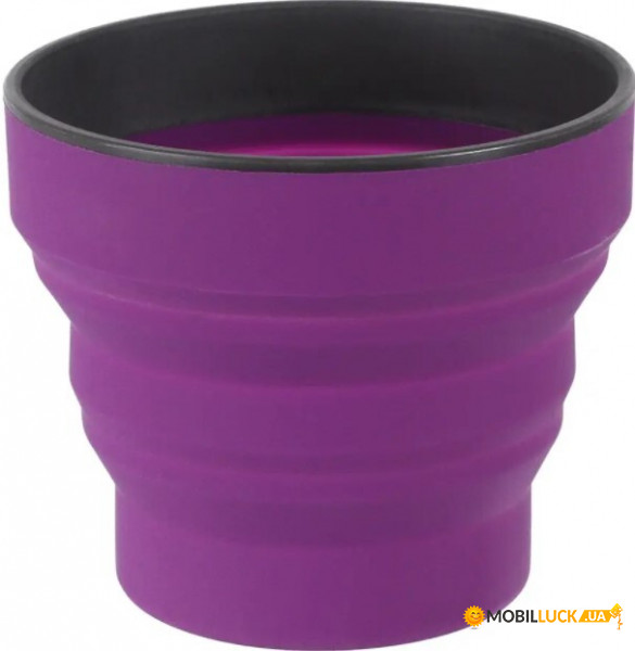  Lifeventure Silicone Ellipse Mug Purple (1012-75740)