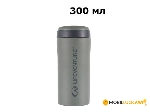  Lifeventure Thermal Mug Grey Matt (LIF-9530ME)