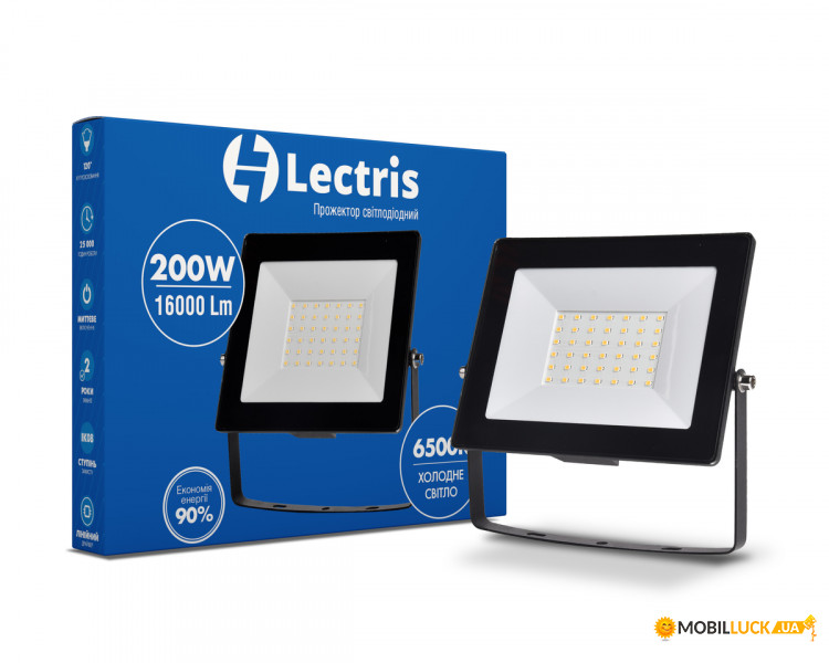  LED Lectris 200W 16000 6500K 185-265V IP65