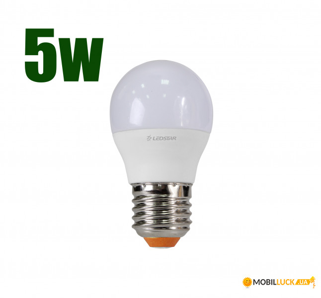   Ledstar G45-5W-E27-3000K-(LS-102899)