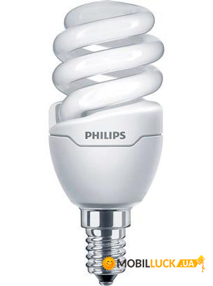   Philips E14 8W 220-240V WW 1PF/6 Tornado T2 mini (929689174303)