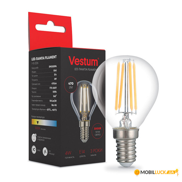   Vestum LED G45 14 4 220V 3000