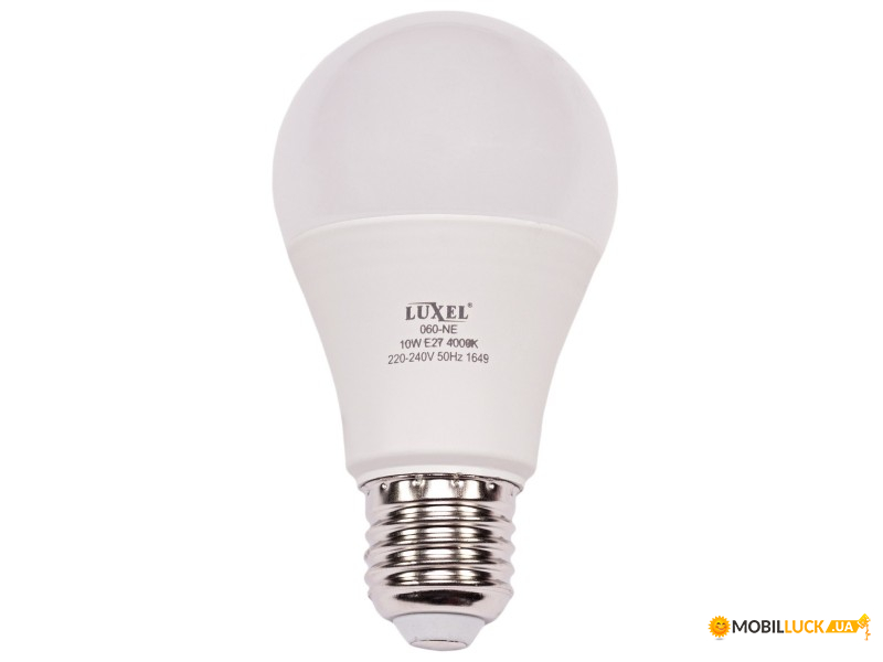   Luxel A60 10W 220V E27 6500K (ECO 060-CE 10W)