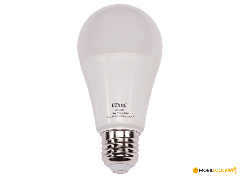   Luxel A60 12W 220V E27 6500K (ECO 064-CE 12W)