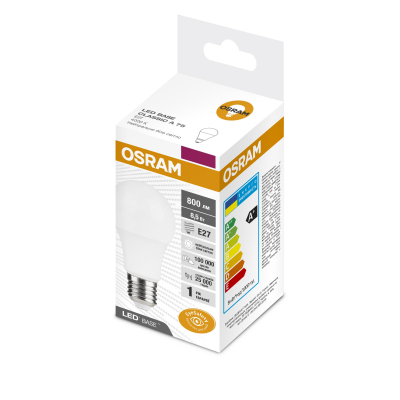   Osram LED BASE CLA75 8.5W (800Lm) 4000K E27 (4058075628564)