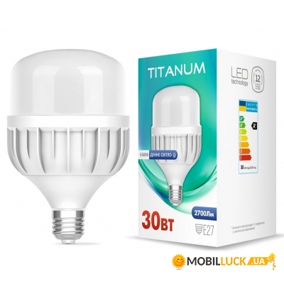 LED  TITANUM A100 30W E27 6500 (TL-HA100-30276)