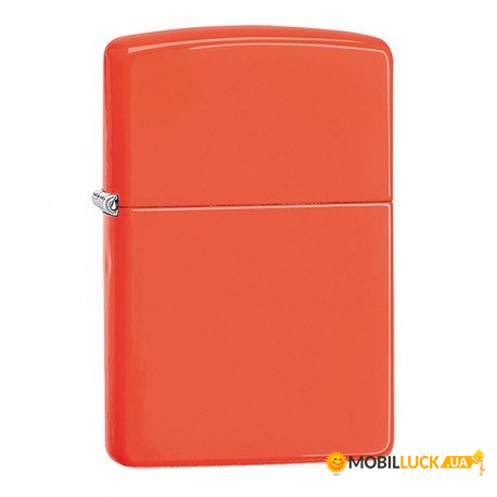  Zippo Reg Neon Orange Lighter Zp28888 Zippo (99829)