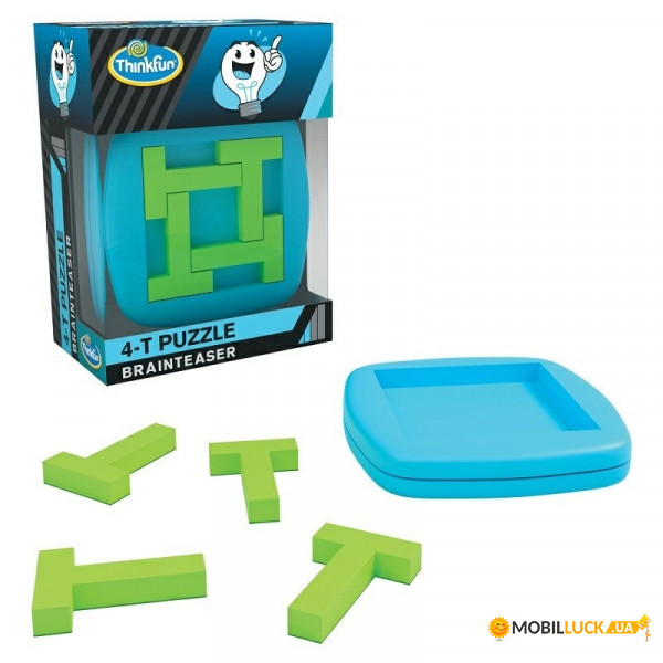  ThinkFun 4-T Pocket Brainteasers 4-T Puzzle 76382 