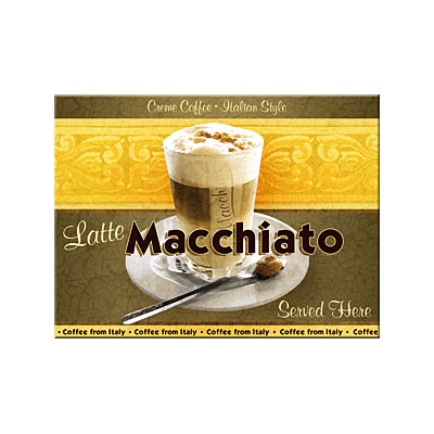  8x6  Latte Macciato Nostalgic Art (14038)