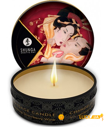   Shunga Massage Candle Sparkling Strawberry 30ml