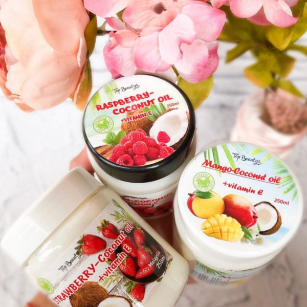    ,    Top Beauty  250  Banana-Coconut Raspberry-Coconut