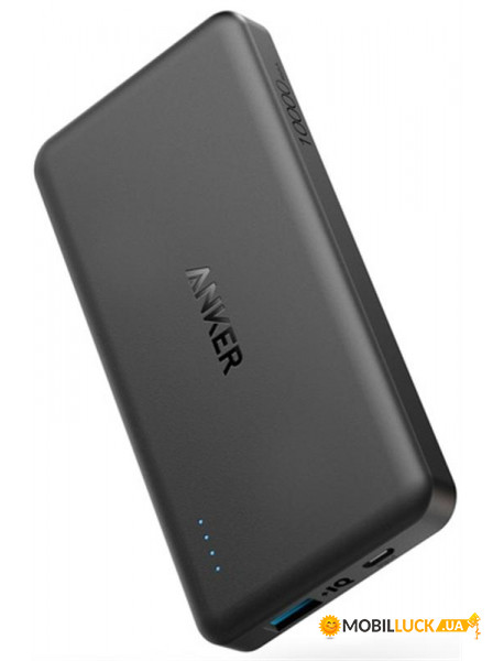  Power Bank Anker PowerCore II Slim 10000mAh V3 1USB 3A Black (A1261H11)