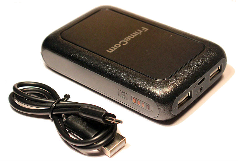  Power Bank FrimeCom 6SI-BK 6000mAh 2USB 2A Black (9999)