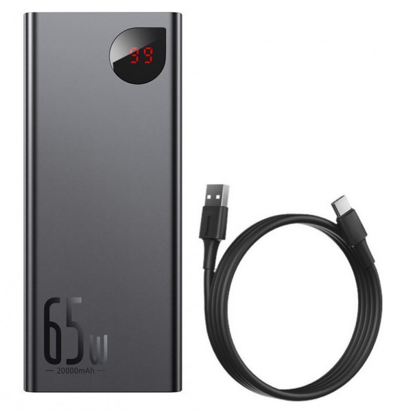  Baseus Adaman 20000mAh 65W Black (PPIMDA-D03/PPIMDA-D01)