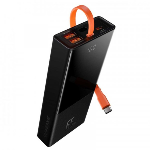    Baseus Elf Digital Display Fast Charging 65W 20000mAh (PPJL000001) Black