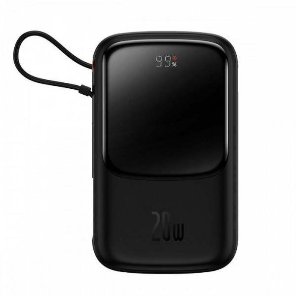  10000  20 USB Baseus Qpow PPQD020001 Lightning ()