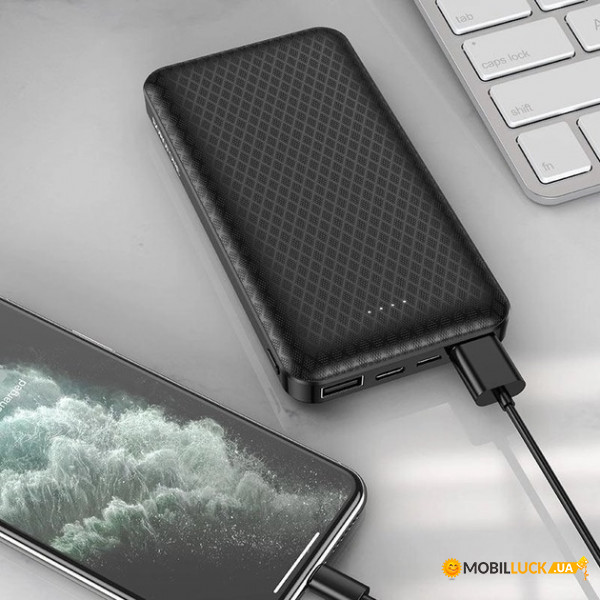  Power bank Borofone Minimalist BJ3-Black 10000 mAh