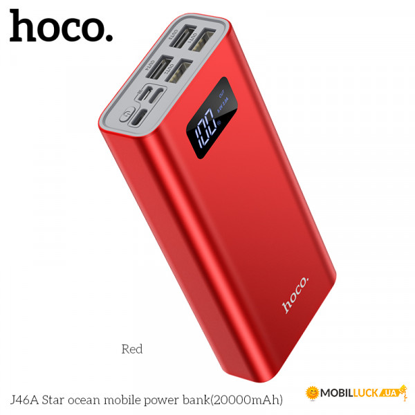    Hoco J46A 20000mAh Red (25228)