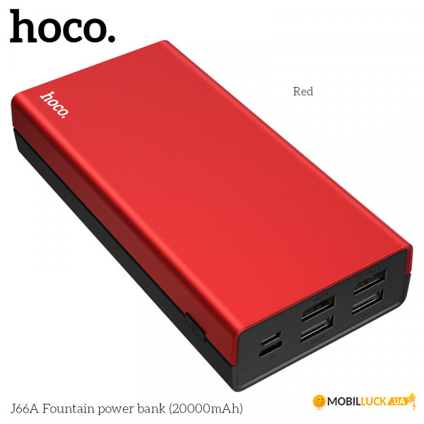    Hoco J66A 20000mAh Red (25230)