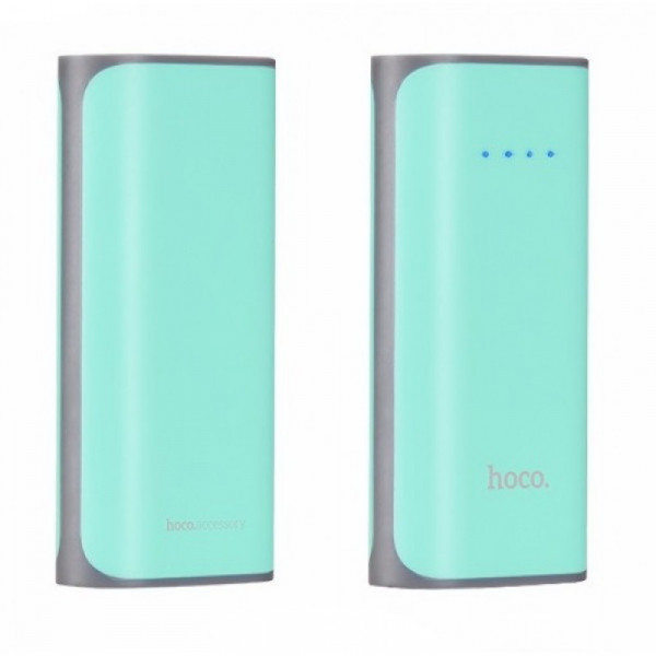  Power Bank Hoco B21 Concave pattern 5200 mAh Cyan