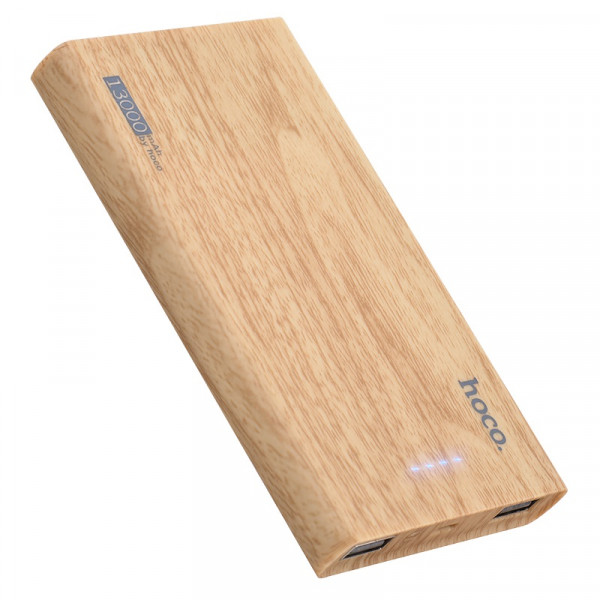 Power Bank Hoco B36 Wooden 13000mAh Oak Wood