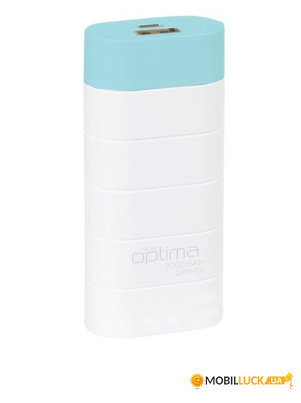   Optima Promo Series OP-3 3000mAh White/Blue