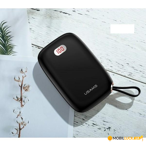 Power bank Usams US-CD78 PB17 10000 mAh |2USB/1Type-C/2.1A| black