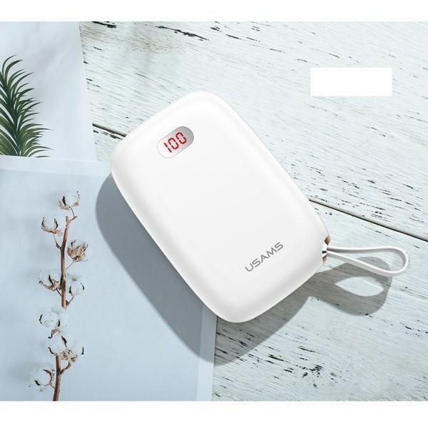 Power bank Usams US-CD78 PB17 10000 mAh |2USB/1Type-C/2.1A| white