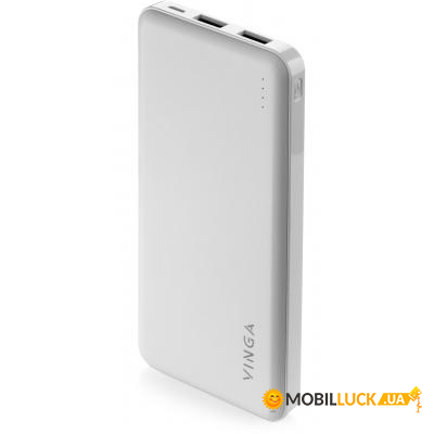   Vinga 10000 mAh white (BTPB1910WH)