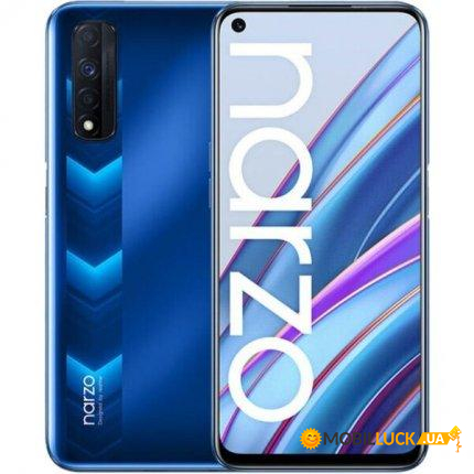  Realme Narzo 30 4G 6/128Gb Blue *EU