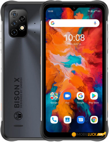  Umidigi Bison X10 4/128Gb Hack Black *EU