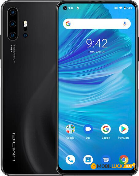  Umidigi F2 6/128Gb Black *EU