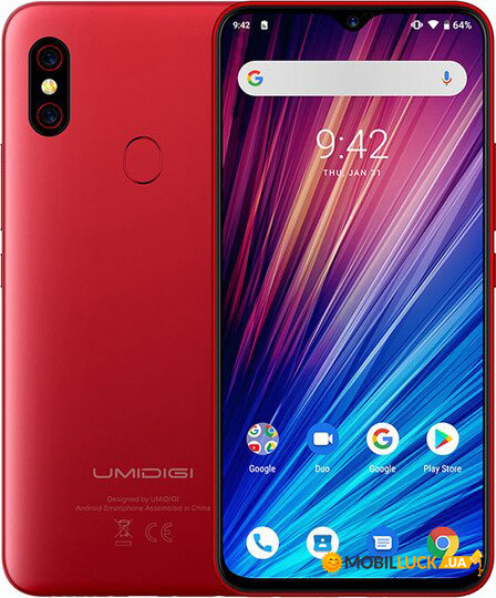  Umidigi F1 play 6/64Gb Red *EU