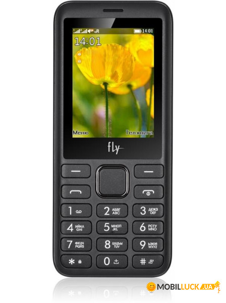 q  Fly FF249 Dual Sim Black-Blue