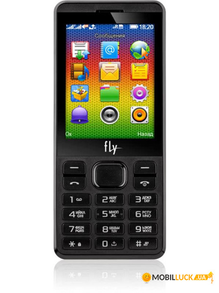 q  Fly FF281 Dual Sim Dark Grey