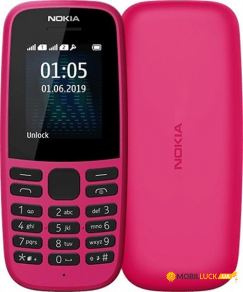   Nokia 105 Dual Sim 2019 Pink