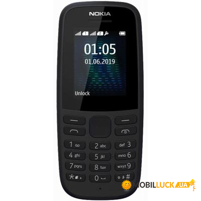   Nokia 105 SS 2019 Black  