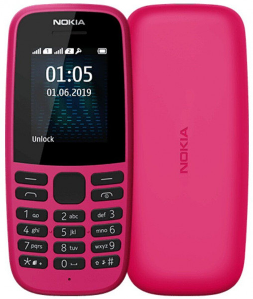   Nokia 105 SS 2019 Pink