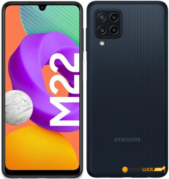  Samsung Galaxy M22 4/128Gb Black (SM-M225FZKGSEK)