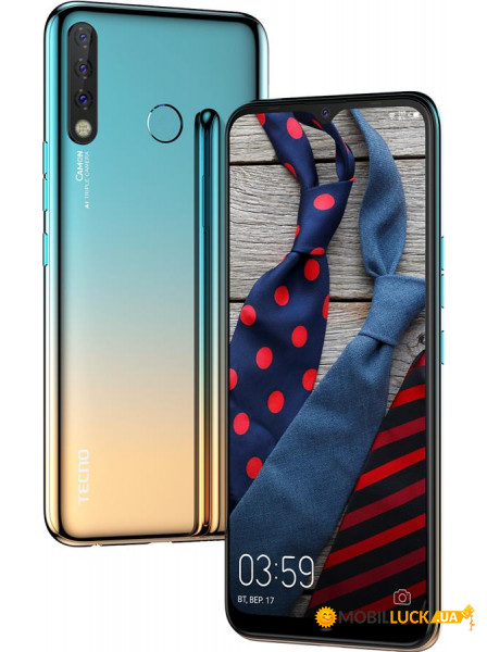   Tecno Camon 12 (CC7) Sky Cyan (1859635)