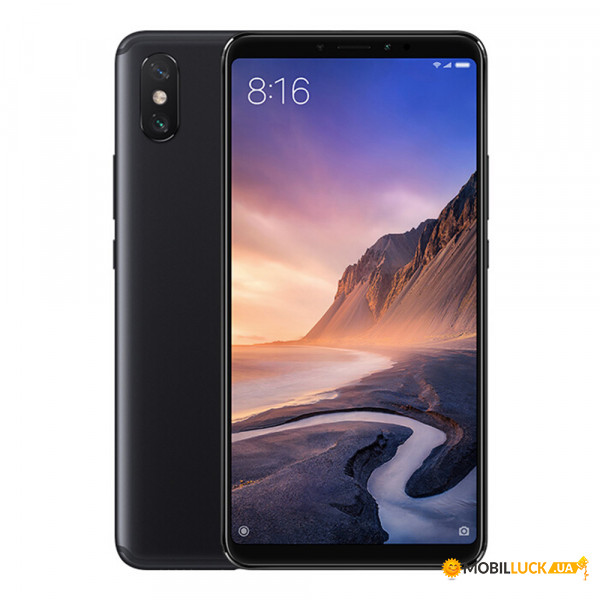  Xiaomi Mi Max 3 6/128Gb Black *CN