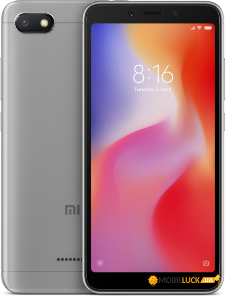  Xiaomi Redmi 6A 2/32GB Grey *CN