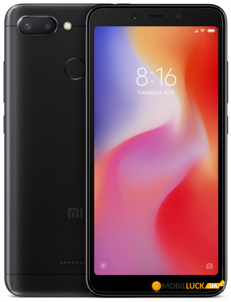  Xiaomi Redmi 6 4/64Gb Black *CN