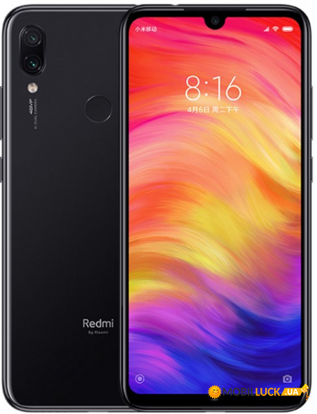  Xiaomi Redmi Note 7 4/128Gb Black *CN