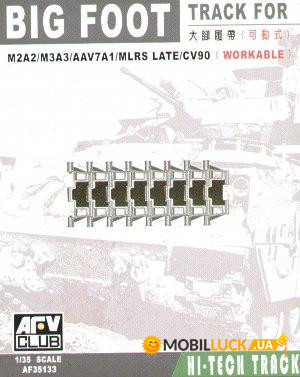 M2A2/M3A3/AAV7A1/MLRS LATE/CV90 BIG FOOT TRACK AFV-Club (AF35133)